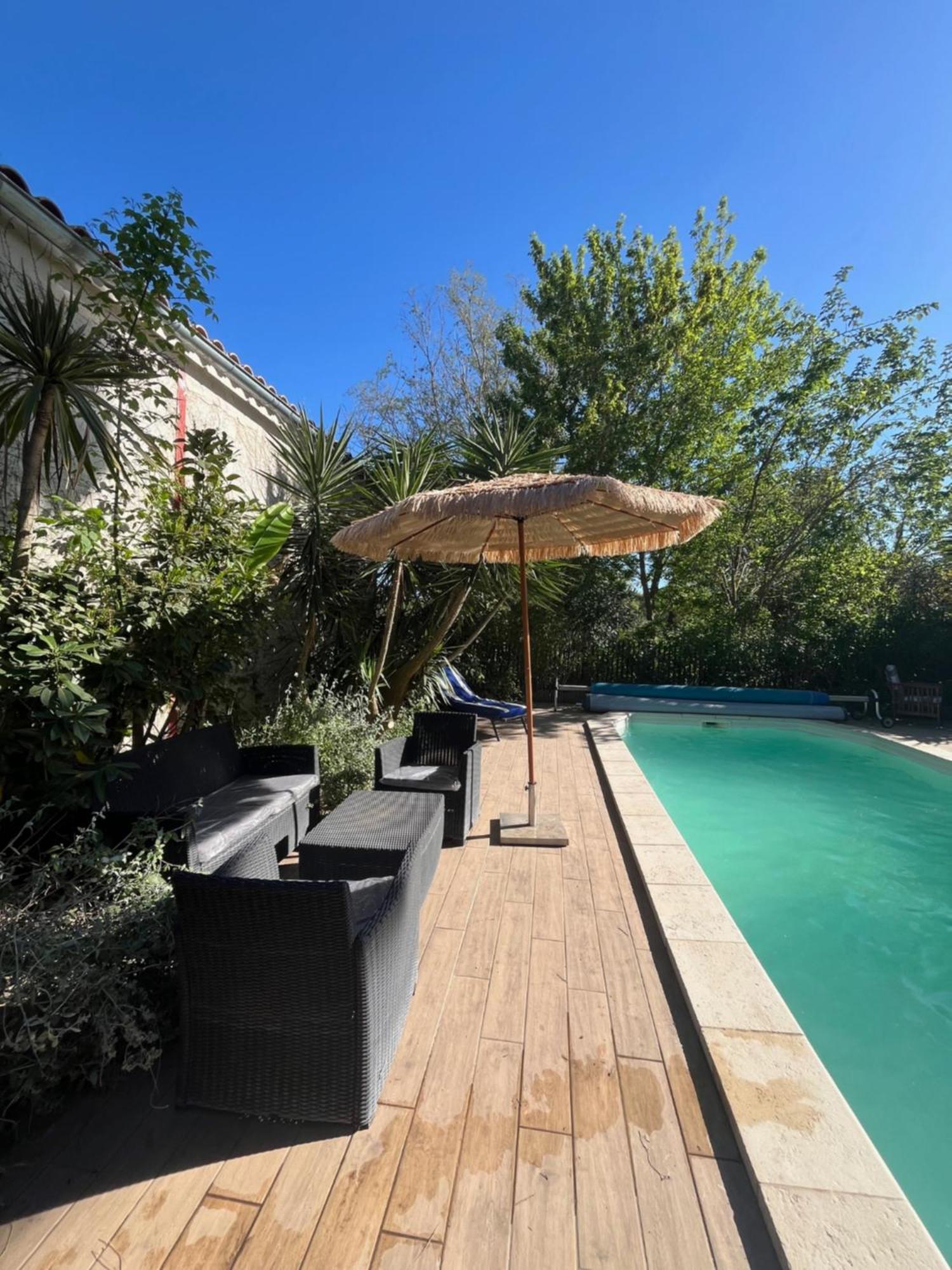 Chambre Seville - Mas Saint-Louis - Piscine Chauffee Aigues-Mortes Dış mekan fotoğraf